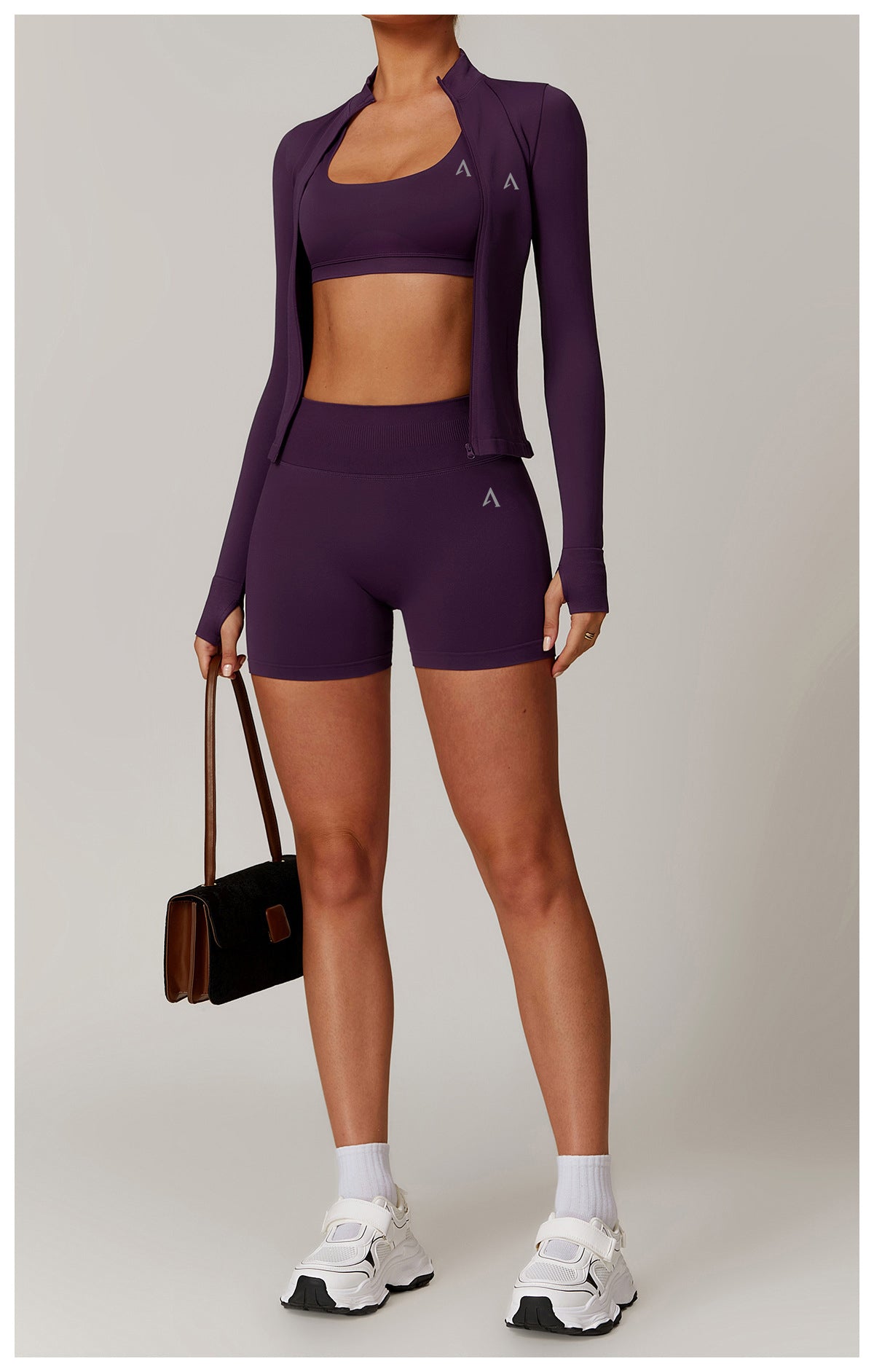 Dark Orchid Zip Up