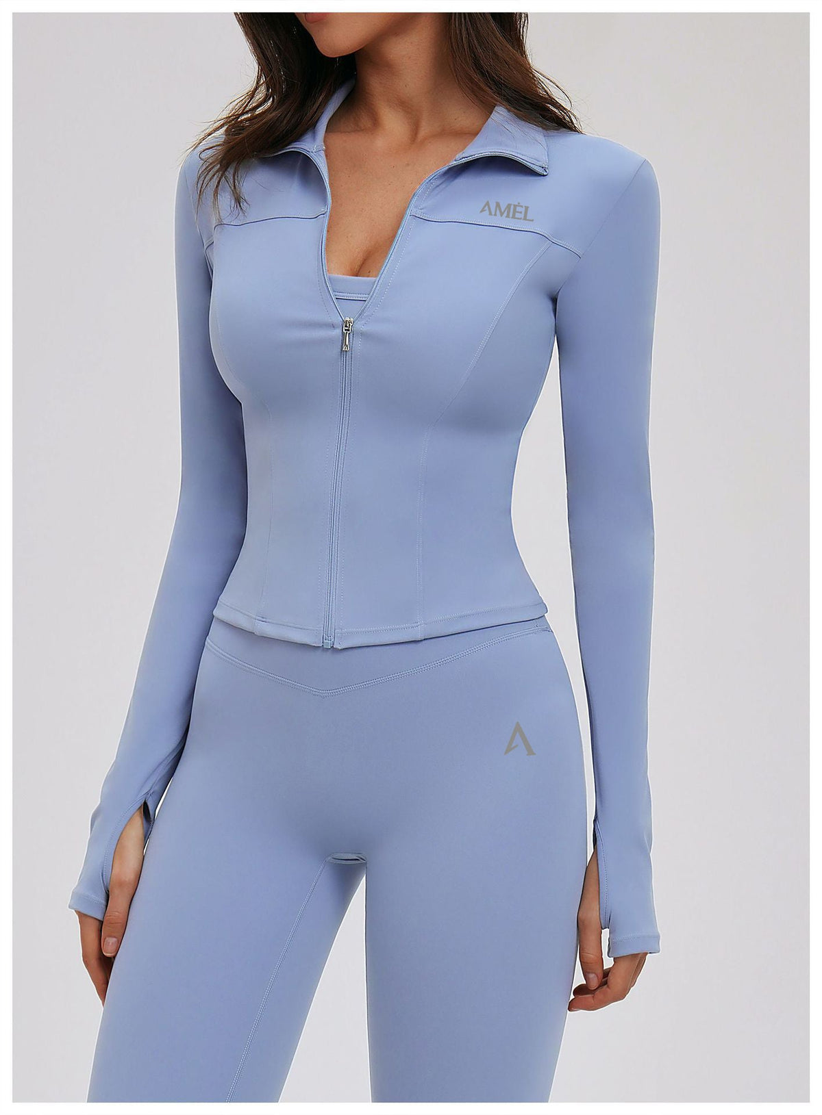AMEL Contour Zip Jacket Activewear Set