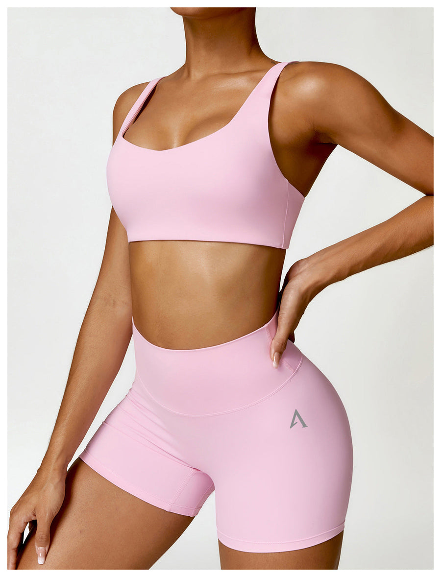 AMEL Women’s Seamless Sculpt Active Set – Pink