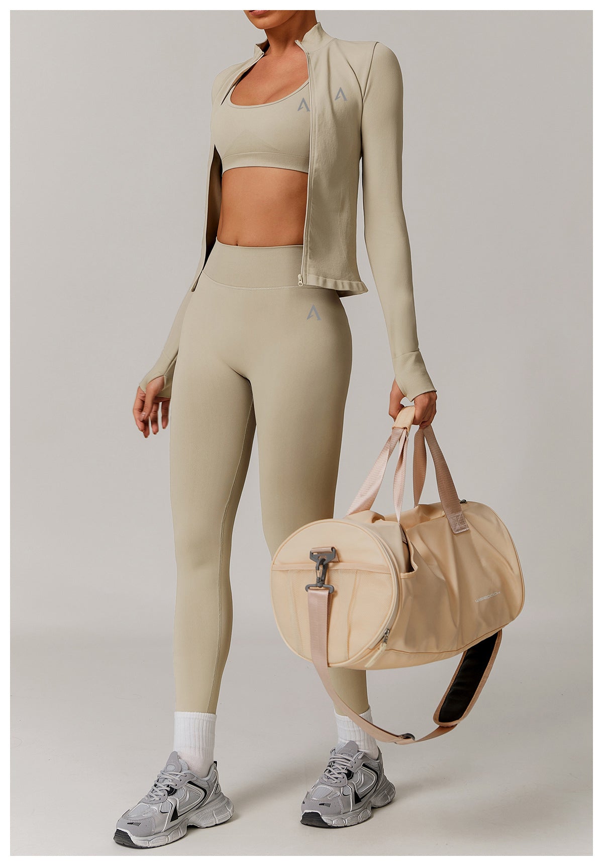 AMEL Sculpt Seamless Activewear Collection – Cream