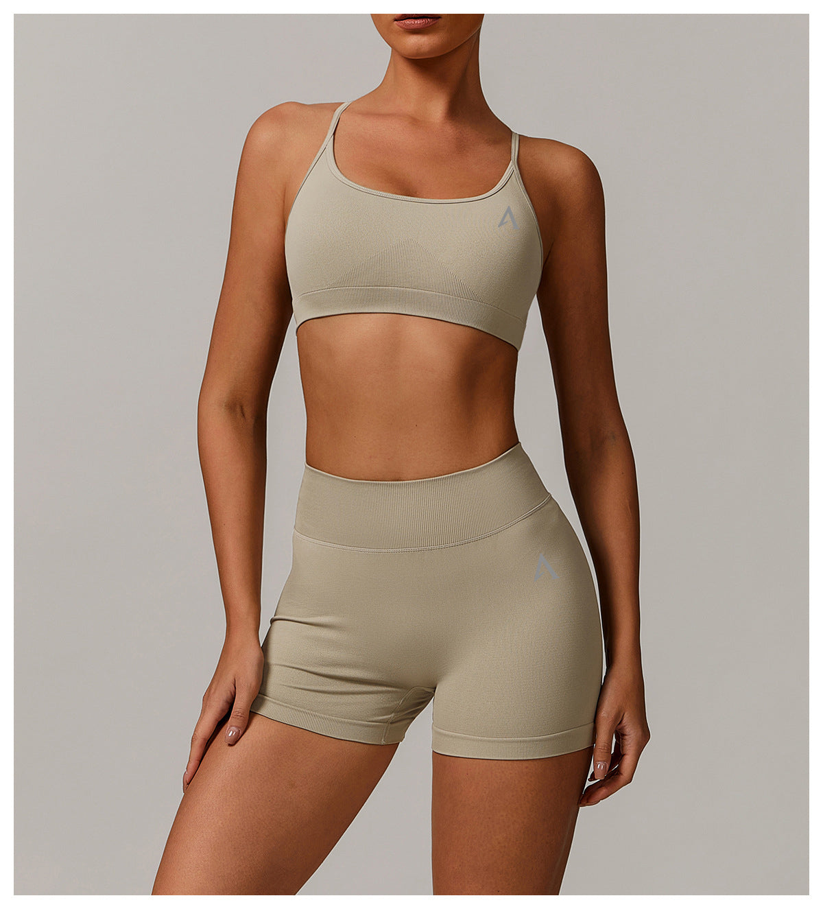 AMEL Sculpt Seamless Activewear Collection – Cream