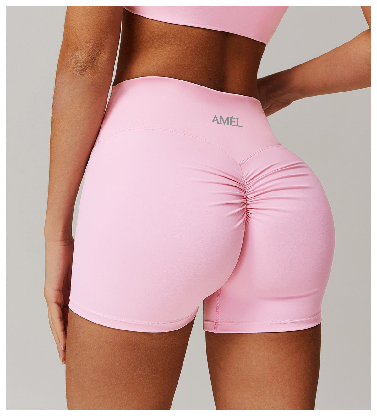 AMEL Women’s Seamless Sculpt Active Set – Pink