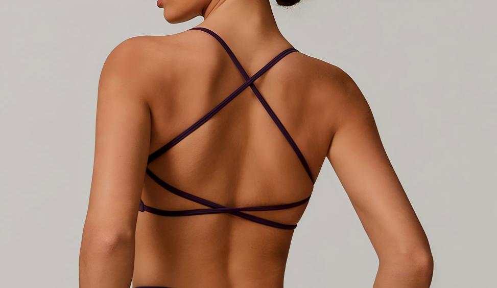 AMEL Sculpt Zip Jacket Activewear Set – Deep Purple