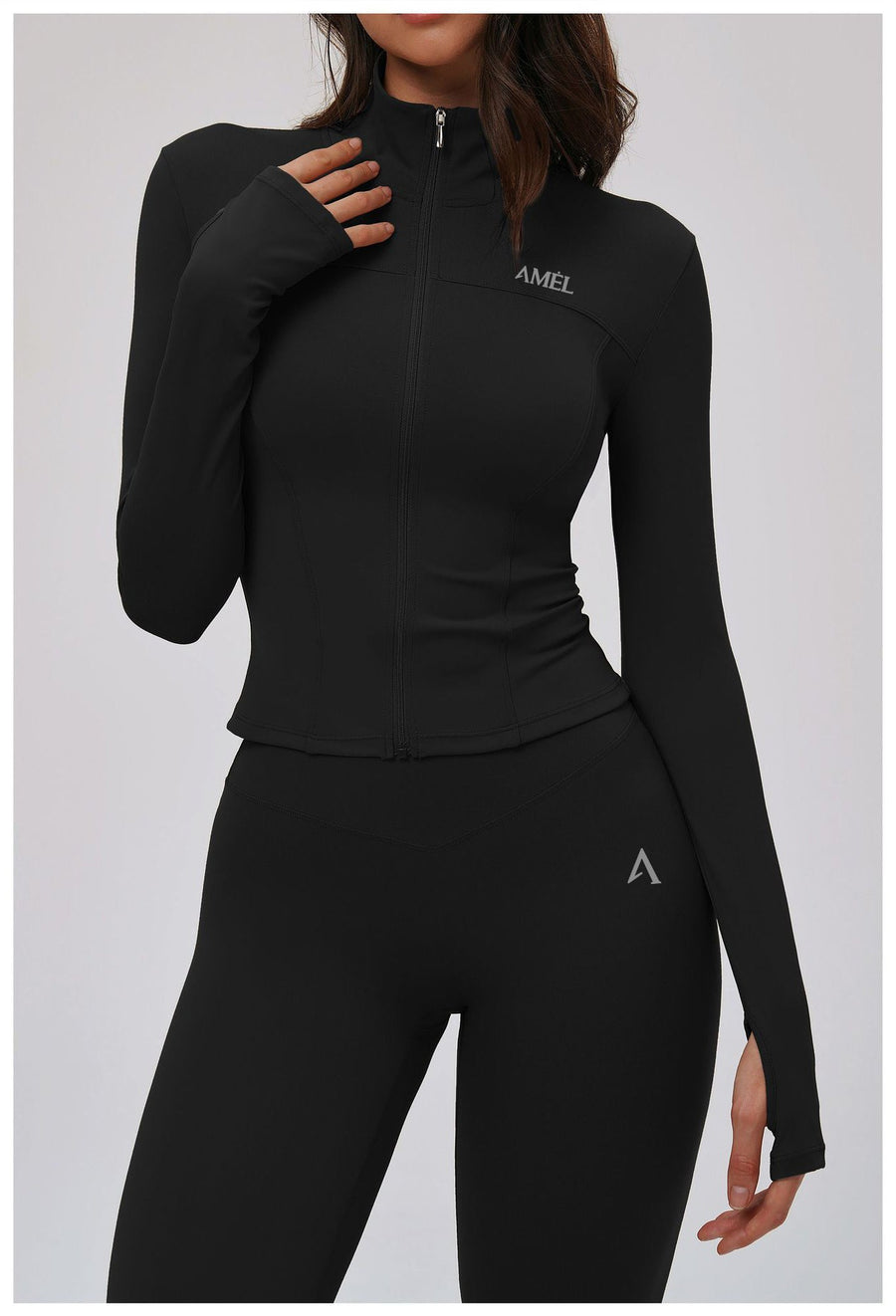 AMEL Contour Zip Jacket Activewear Set