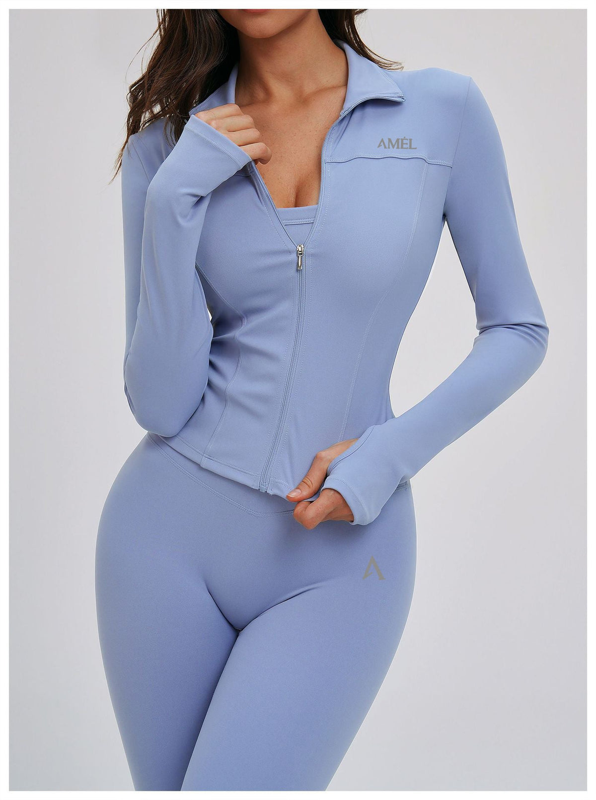 AMEL Contour Zip Jacket Activewear Set