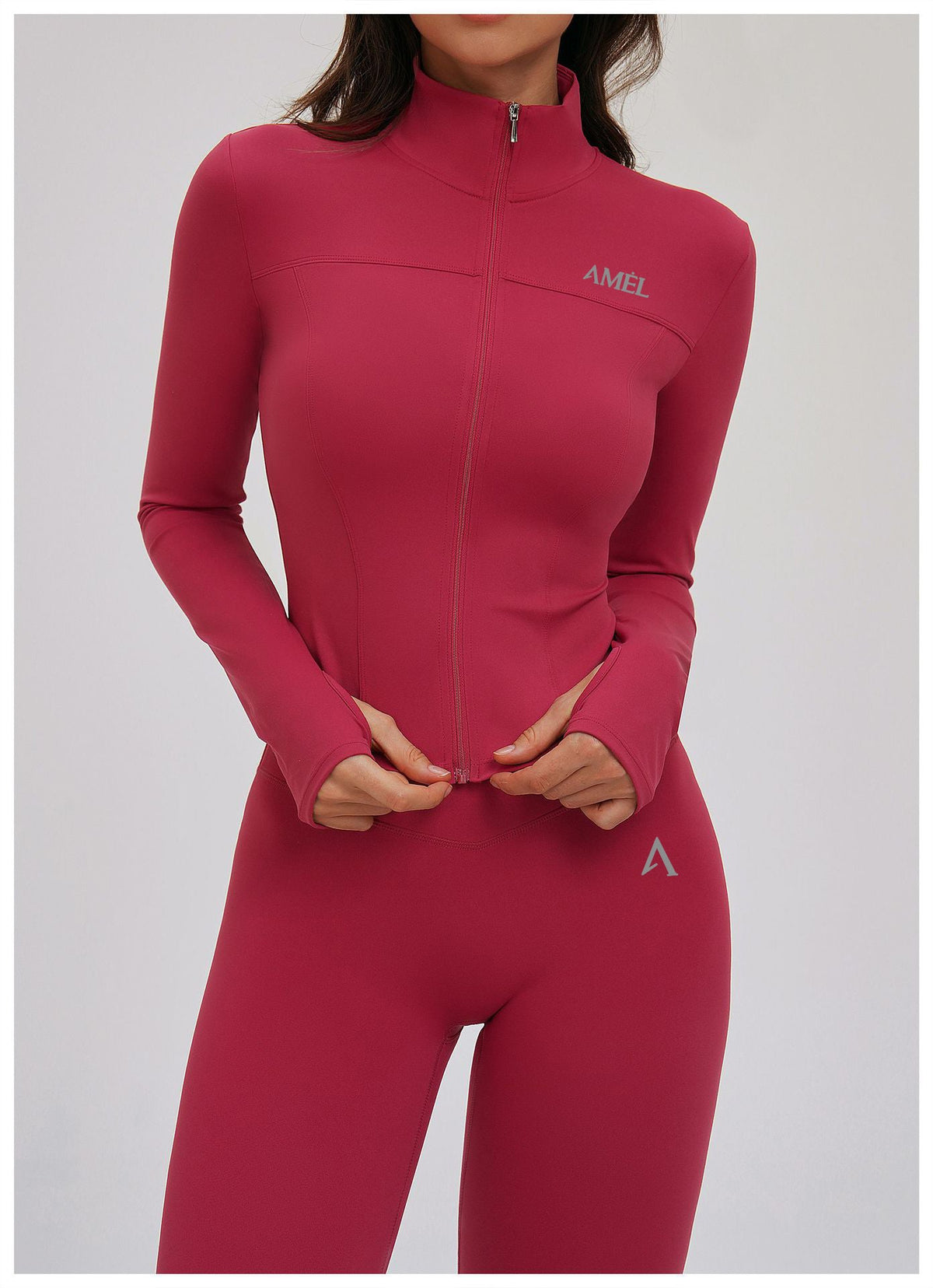 AMEL Contour Zip Jacket Activewear Set