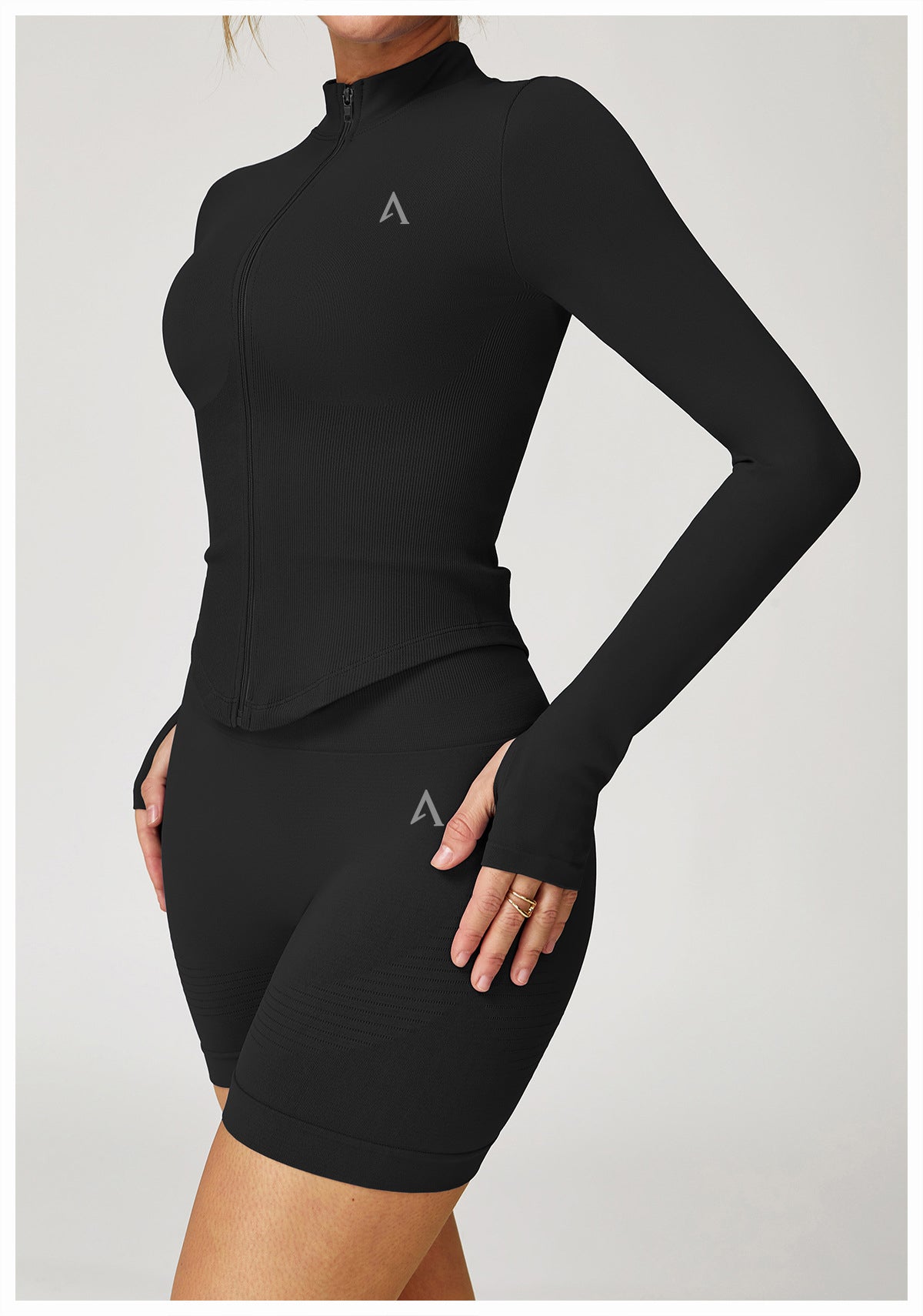 AMEL Seamless Sculpt Tank & Shorts Set – Raspberry